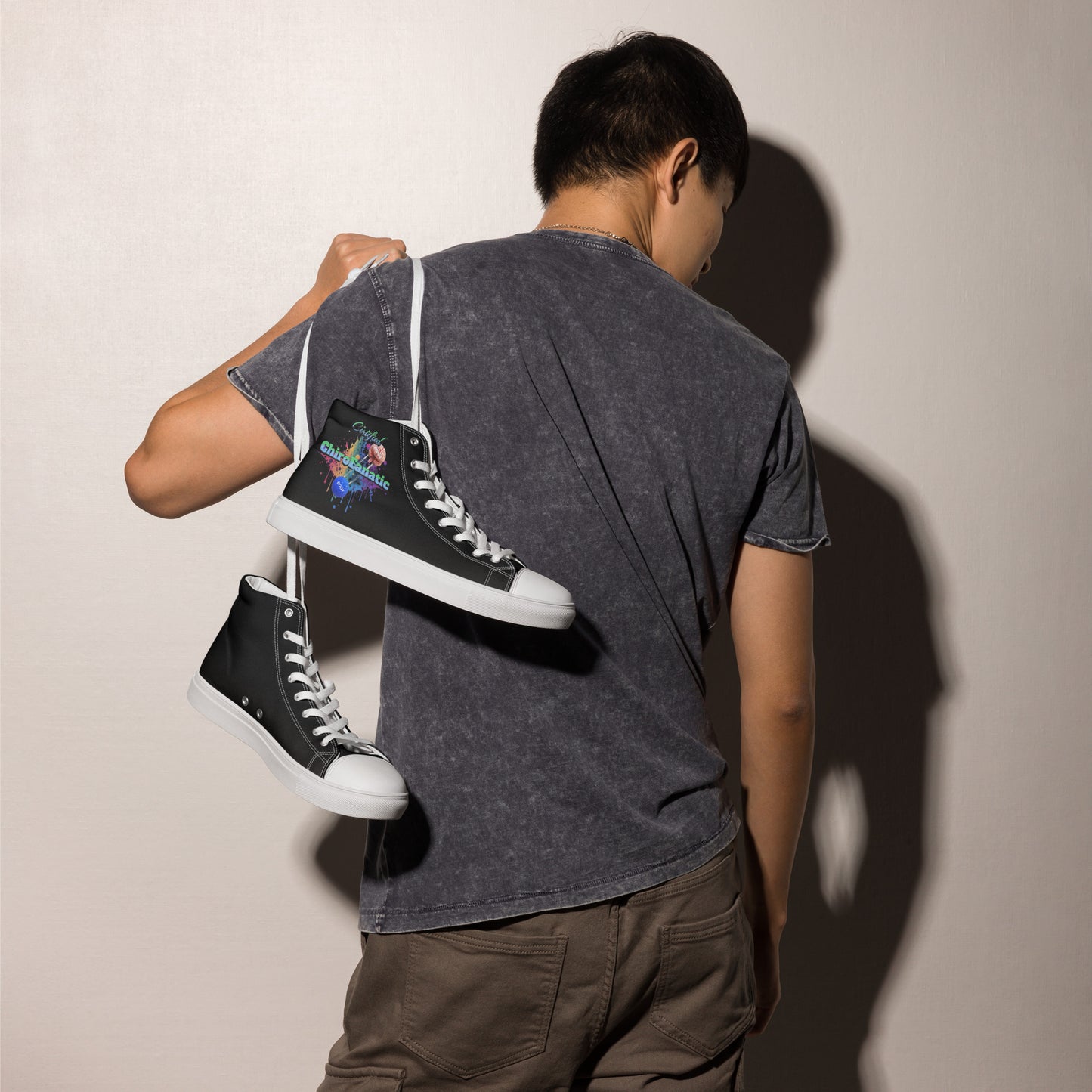 Men’s ChiroFanatics High Top Canvas Shoes